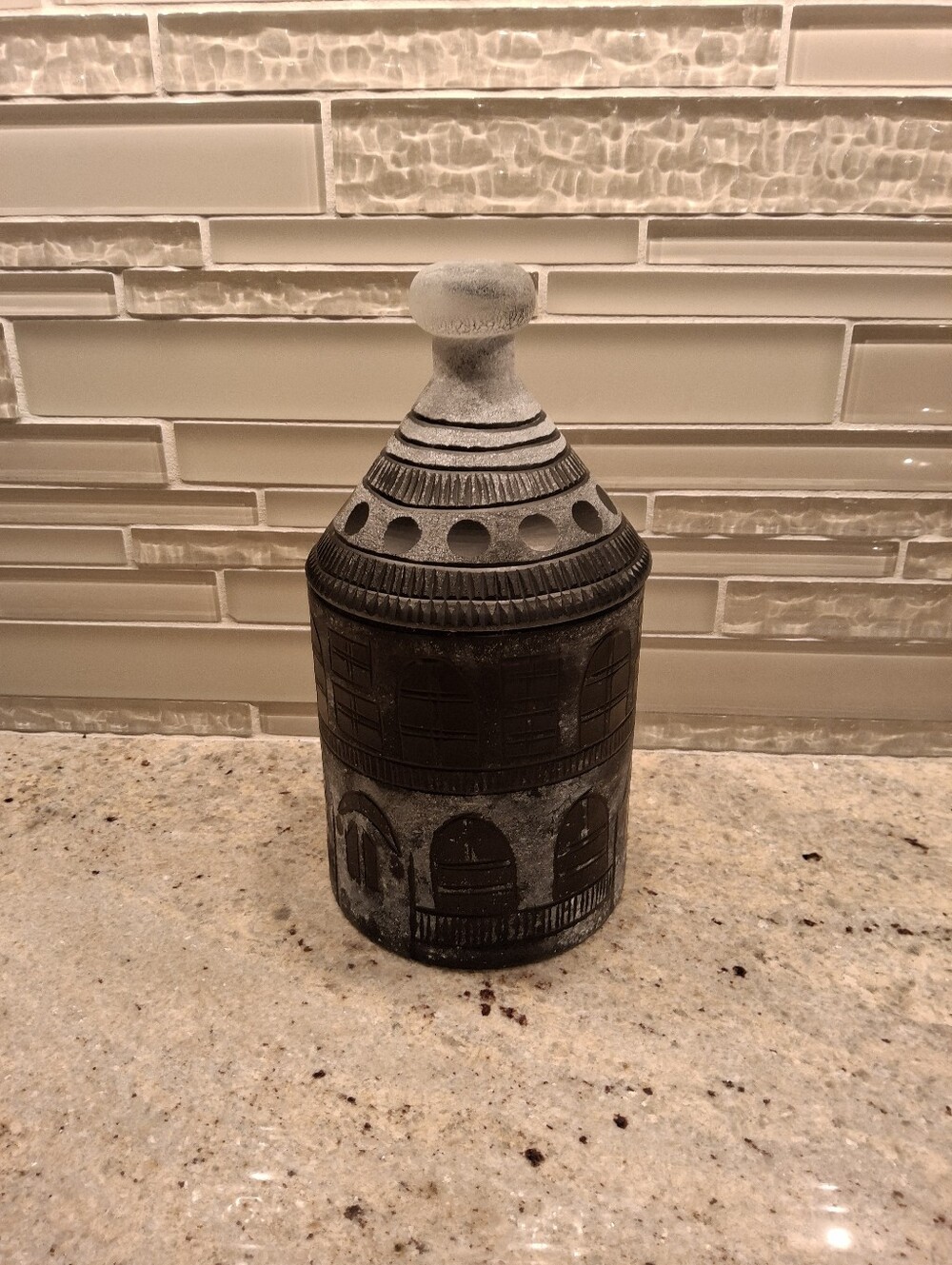 Pottery Barn Haunted House Candle